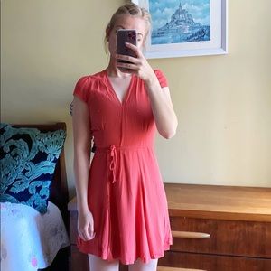 Reformation Coral Dress